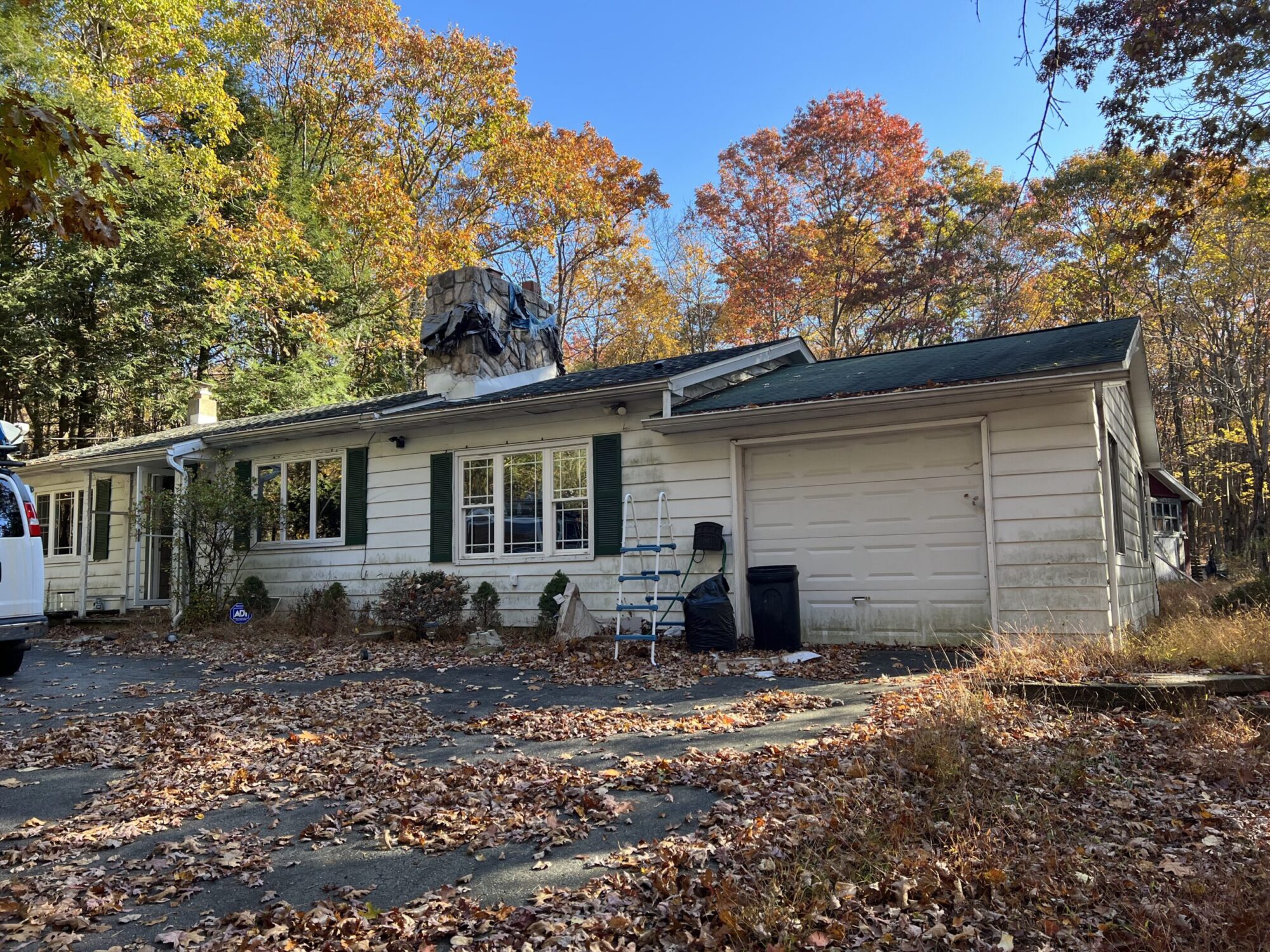 Home exterior before renovation